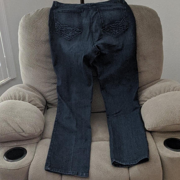 ladies grey jeans size 16